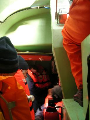 in the lifeboat