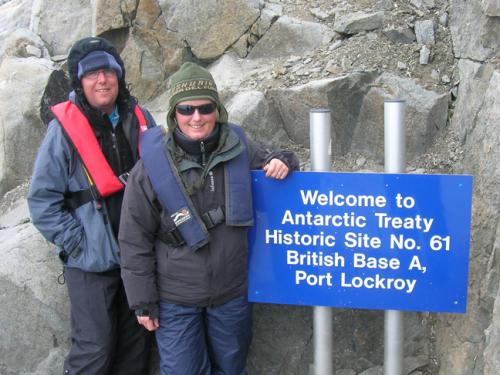 us at Port Lockroy
