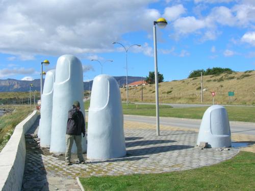 Hel at hand sculpture