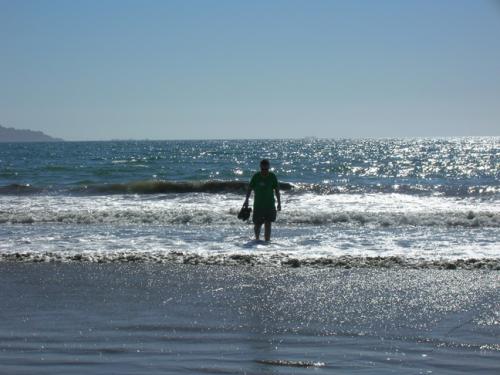 Rob at La Serena beach