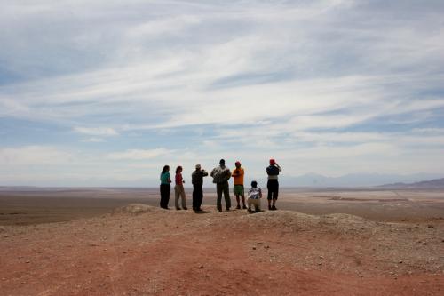 looking towards the salt flats