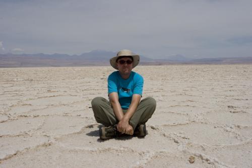 Rob on salt flats