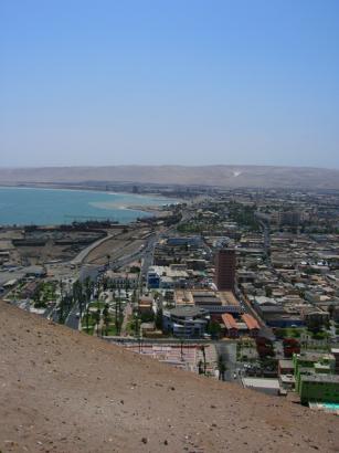 overlooking Arica