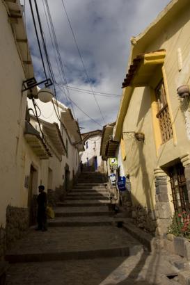 steep Cuzco streets