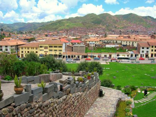 overlooking Cuzco