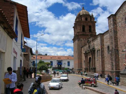 outside Coriqancha