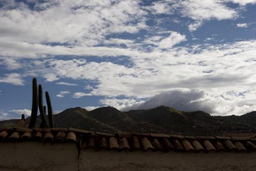 rooftops & mountains
