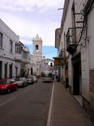 towards our hotel