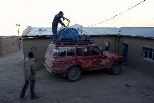 unloading