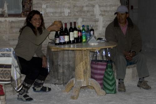Fiona at the bar