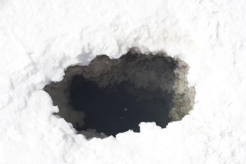 hole in the salt