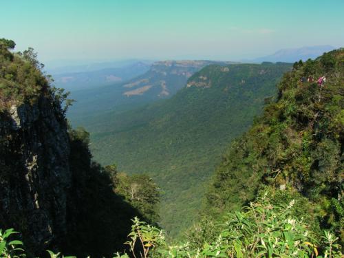 view over canyon