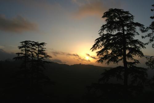 Sunset-over-Shimla-hills-2