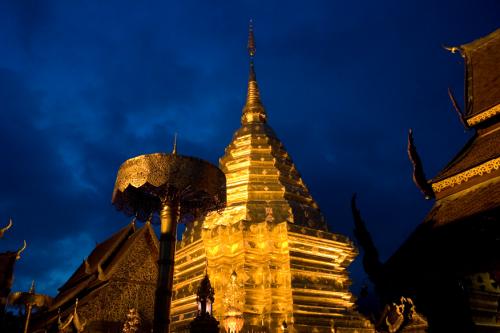 Doi Suthep lit up