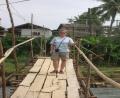 me on another dodgy bridge!