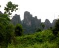 spiky hills!