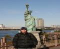 Rob and Statue of Odiaba