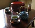 close up of tea