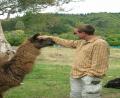 Rob and an Alpaca
