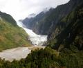 view of glacier valley
