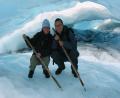 Mr & Mrs Riley-D inside ice cave