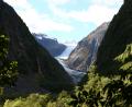 view over Fox Glacier