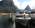 our boat, Milford Sound