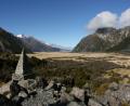 looking down the valley