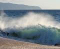 crashing waves