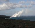 distant steam plume