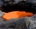 flowing lava
