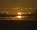 close up sunset