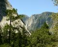 distant waterfall