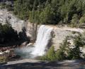 looking down the Mist trail