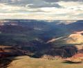 looking down the canyon