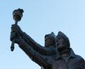 olympic torch sculpture
