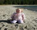 Ellie's sand drawing
