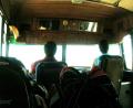 inside the bus