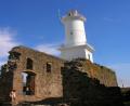 lighthouse and ruins