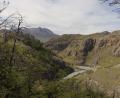 view down the valley