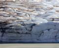 face of glacier