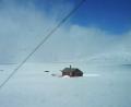 house in the snow