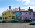 a colourful house