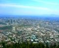 overlooking Santiago
