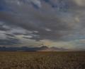across the salt flats