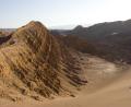 sculptured sand mountain