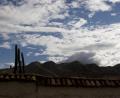 rooftops & mountains
