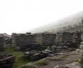 misty Inca terraces