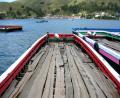 close up of bus boat!