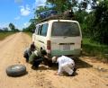 1st flat tyre